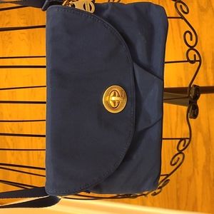 Baggallini Navy nylon travel shoulder/crossbody bag. NWOT